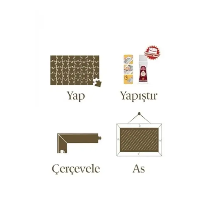 Papirüs 1000 Parça Çerçeveli Puzzle