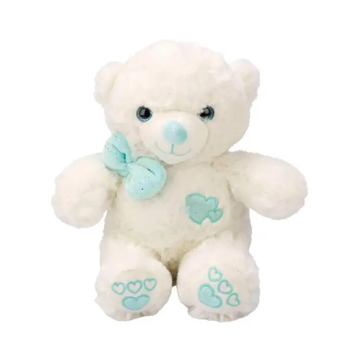 Papyonlu Peluş Ayı 30 cm. - Mavi