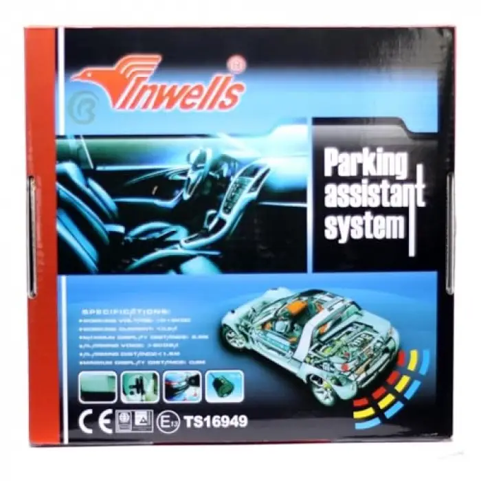 Park Sensörü E2 Ekranlı Ses İkazlı Siyah