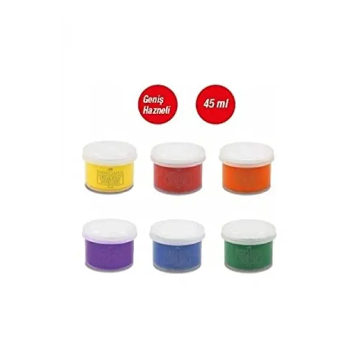 Parmak Boyası, 45 Ml, 6 Renk