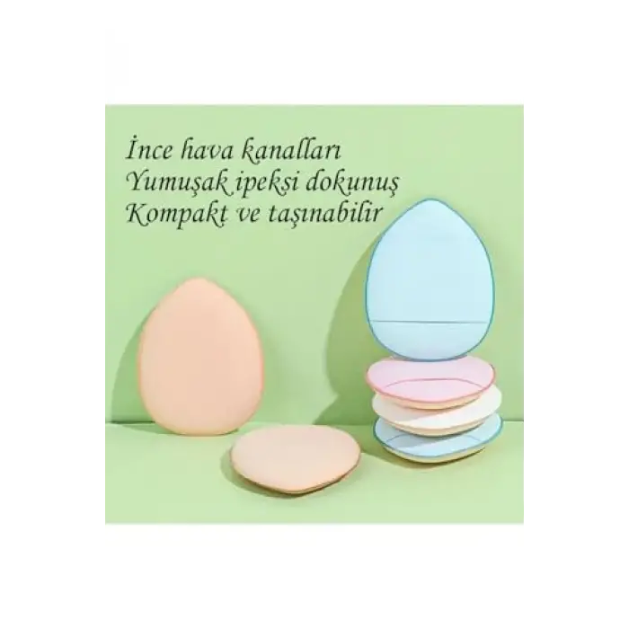 Parmak Sünger 3lü Set Pembe Mavi Beyaz