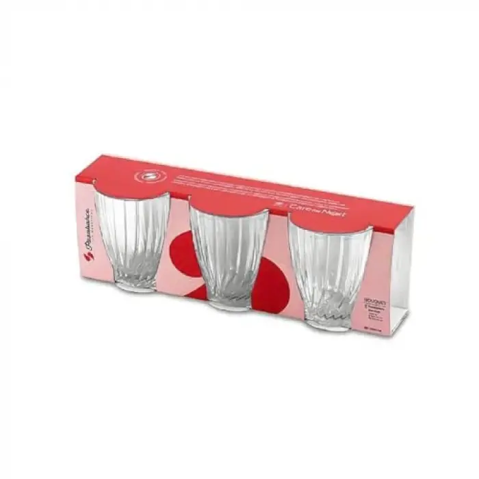 Paşabahçe BOUQUET SU BARDAĞI 290 CC 3LÜ PENCERELİ KUTU