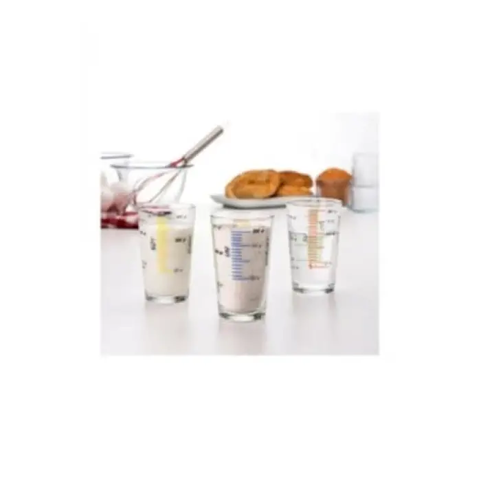 Paşabahçe Cam 3lü Ölçü Bardağı Seti