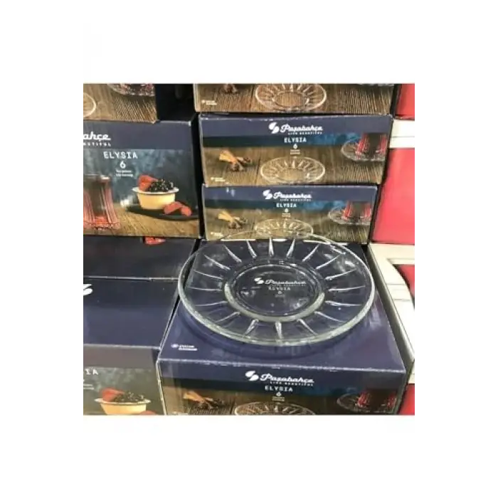 Paşabahçe ELYSIA ÇAY TABAĞI 132 MM 6LI HEDİYELİK KUTU