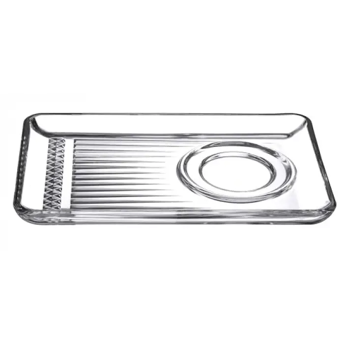 Paşabahçe ELYSIA ÇAY TABAĞI 184 MM DAMLA LOGO 2 OFSET HEDİYELİK KUTU 24 Paşabahçe PAŞABAHCE