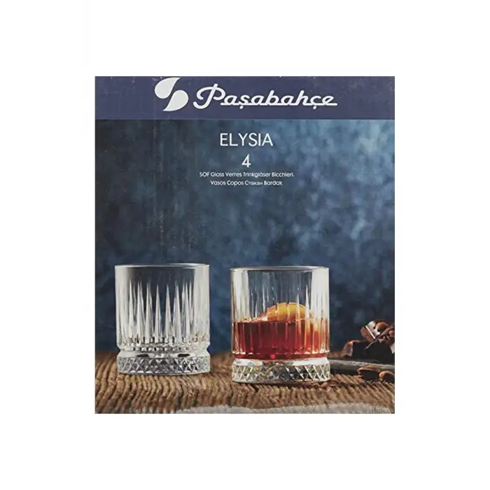 Paşabahçe Elysia İçecek Bardağı 4 lü 210 cc