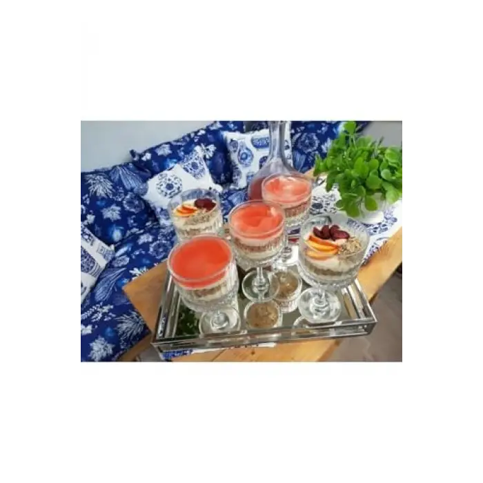 Paşabahçe Elysia Kokteyl Bardağı 4Lü Kristal Tatlı Bardağı Magnolya Cup