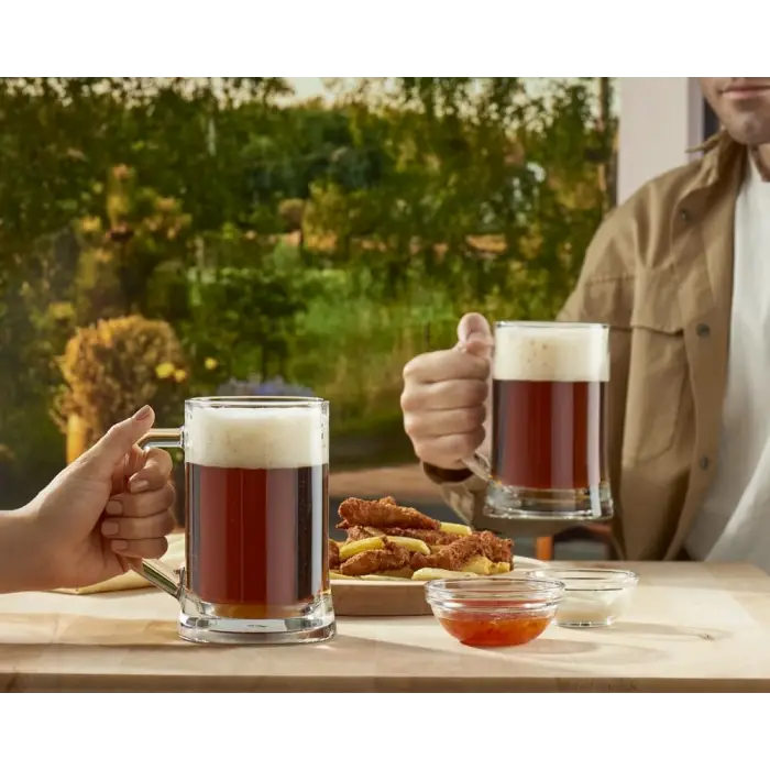 PAŞABAHÇE Pub Kulplu Bira Bardağı, 660 ml, 2 Parça