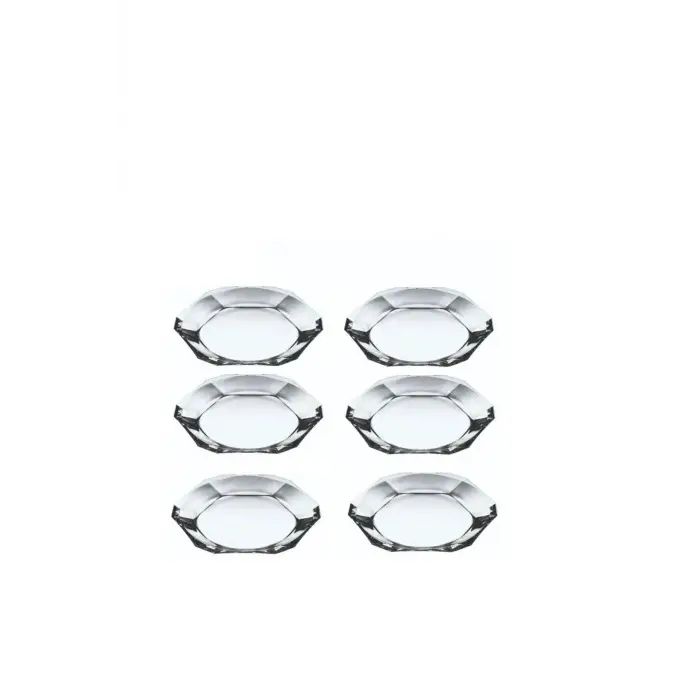 Pasabahce Reflection Kristal Pasta Servis Tatlı Tabağı 18 cm 6 Adet 856896564565632aybabastore