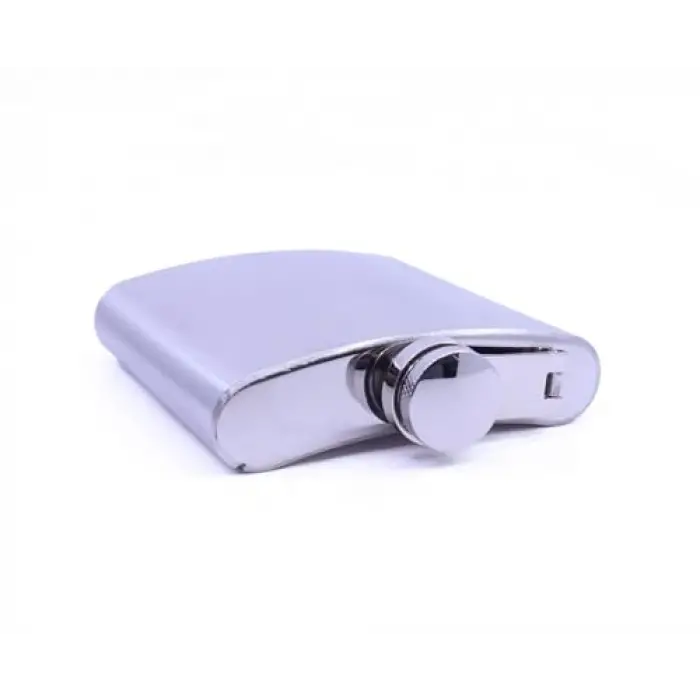Paslanmaz Çelik Cep Matarası, Hip Flask 6 OZ