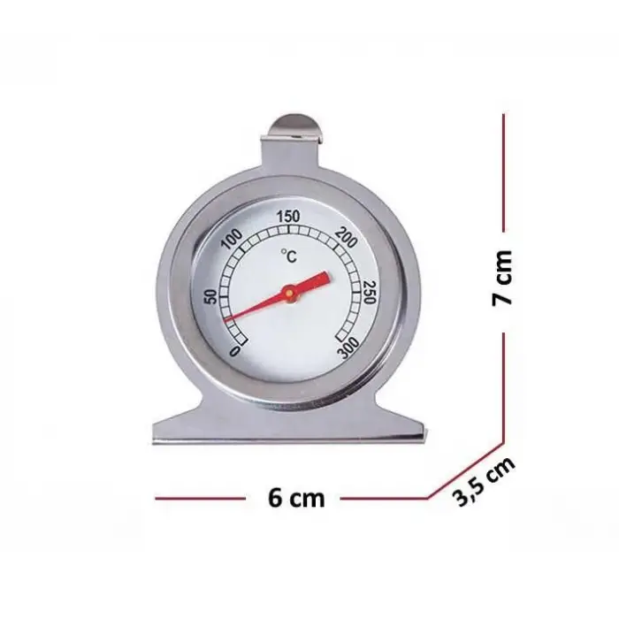 Paslanmaz Çelik Fırın Termometresi