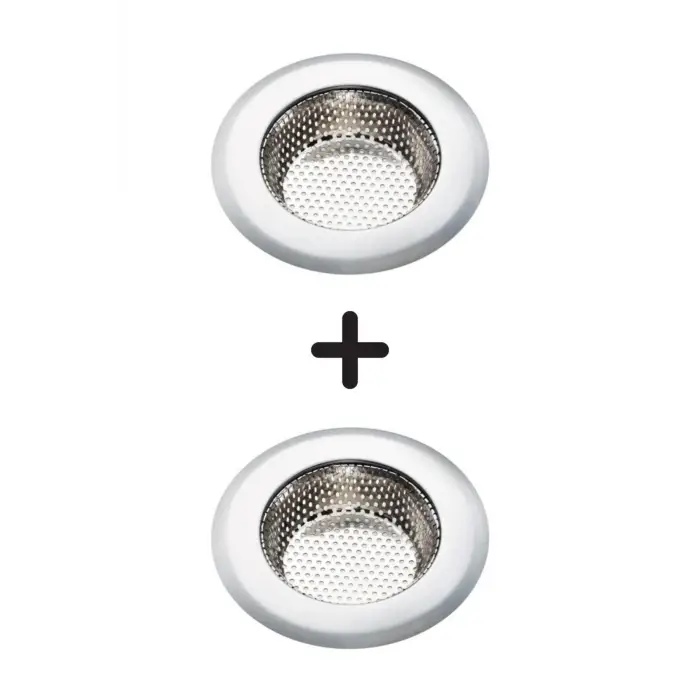 Paslanmaz Çelik Lavabo Süzgeci, 11,5 cm, 2 Adet
