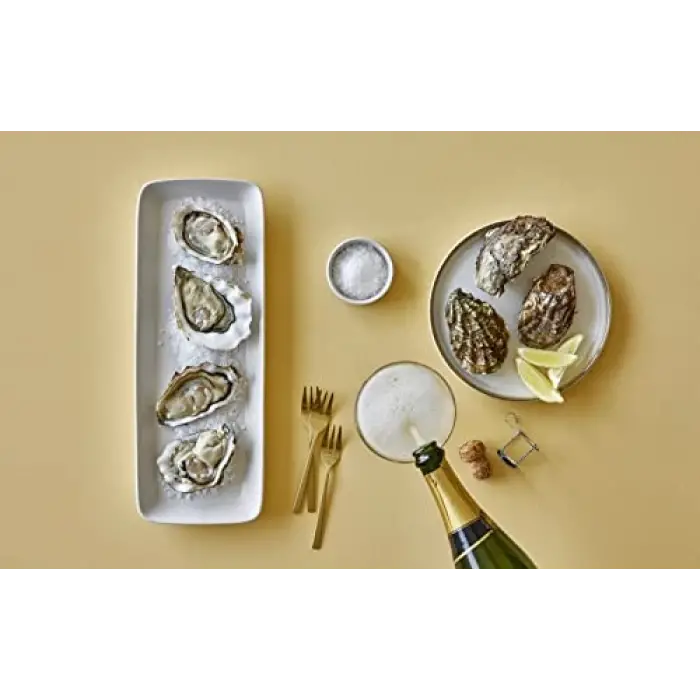 Paslanmaz Çelik Pasta Çatalı, 4 Adet, Pirinç Rengi