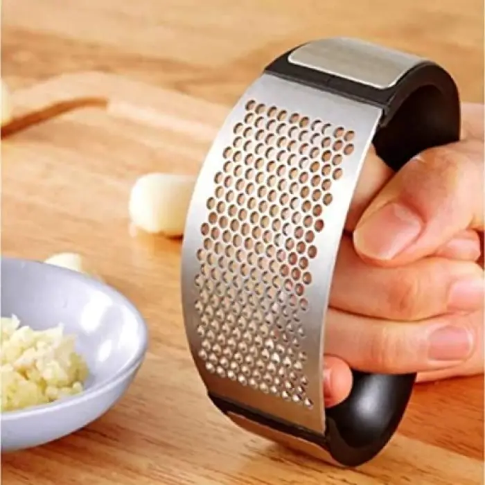 Paslanmaz Çelik Pratik Sarımsak Ezici, Ergonomik