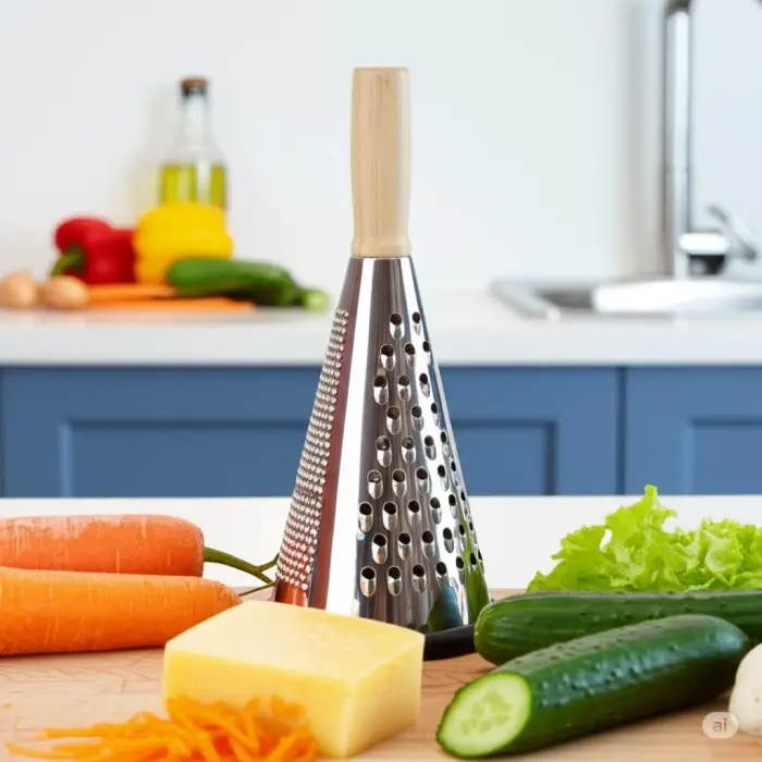 Paslanmaz Çelik Rende, Bambu Saplı