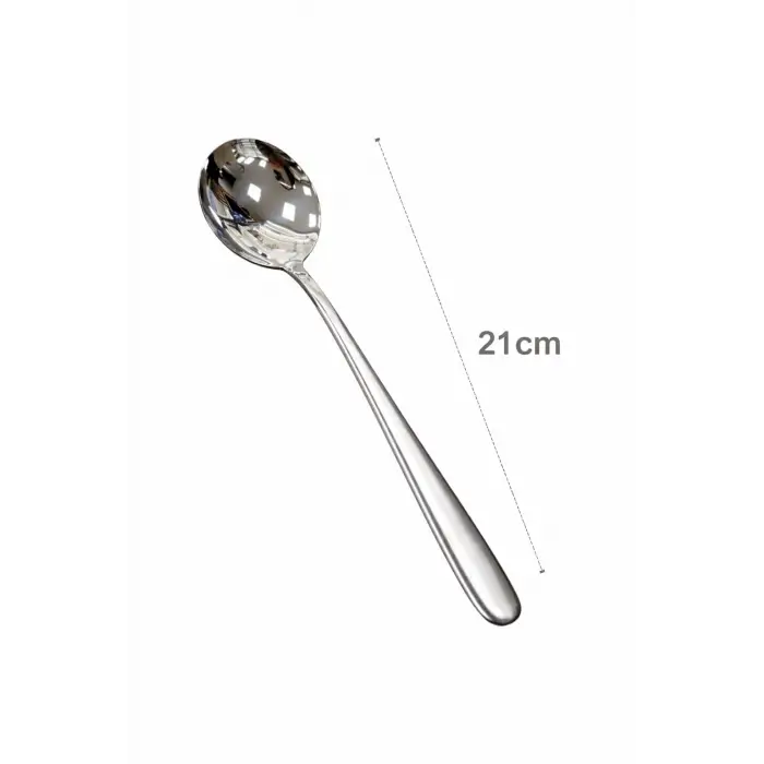 Paslanmaz Çelik Servis Kaşığı, 21 cm, Yemek Servis Kaşığı