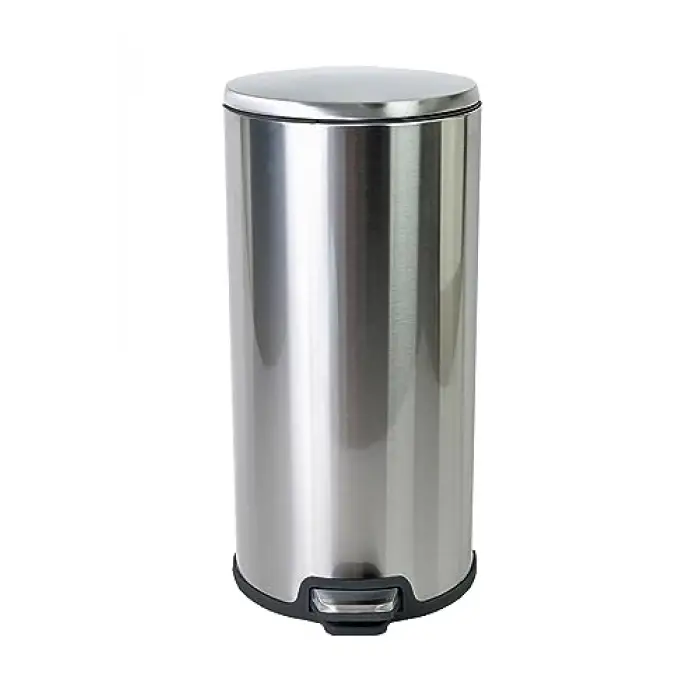 Paslanmaz Cigo Pedallı Çöp Kovası, 20 L