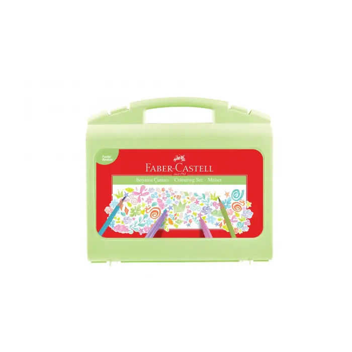 Pastel Renkler Boyama Çantası