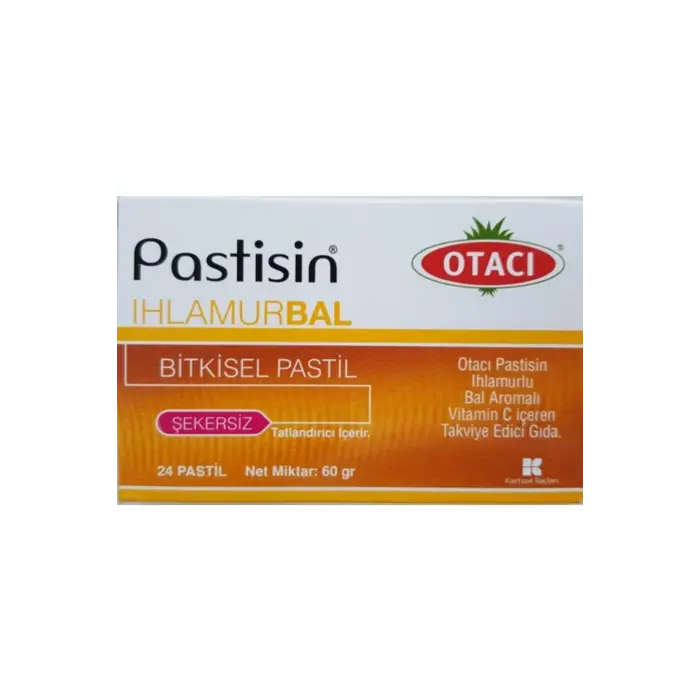 Pastisin Ihlamur Bal Bitkisel Pastil Şekersiz 24 Adet