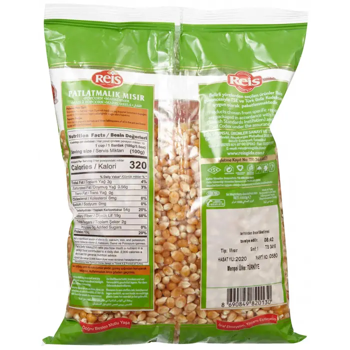 Patlatmalık Mısır (Popcorn) 1 kg