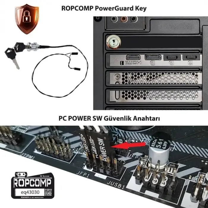 PC Power SW Güvenlik Anahtarı
