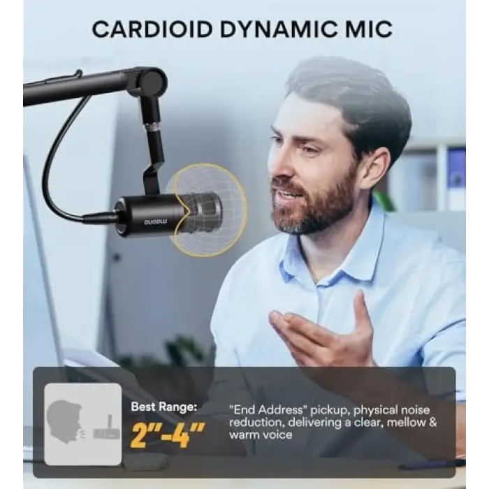 PD100 Dinamik Yayıncı/Stüdyo Mikrofonu