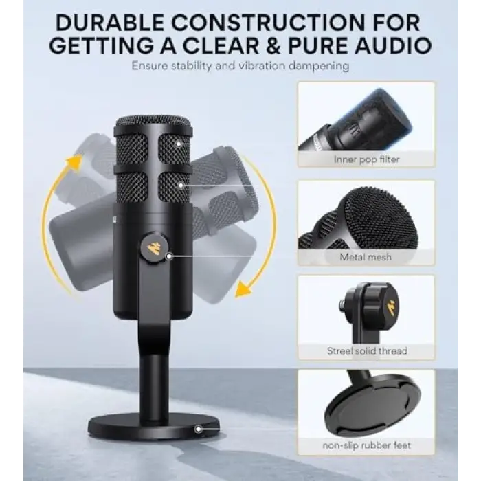 PD100 Dinamik Yayıncı/Stüdyo Mikrofonu