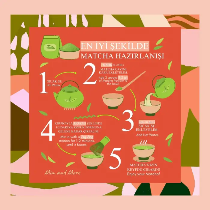 Peach Matcha - Şeftali Aromalı Matcha, 100 g