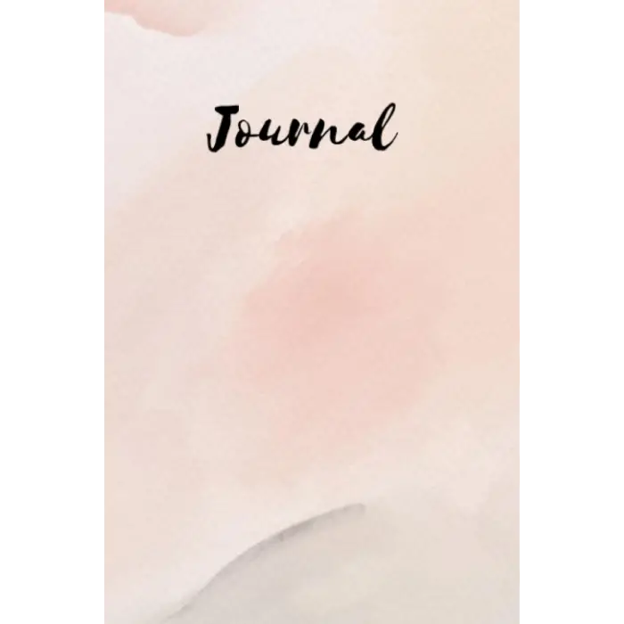 Peach Watercolor Journal