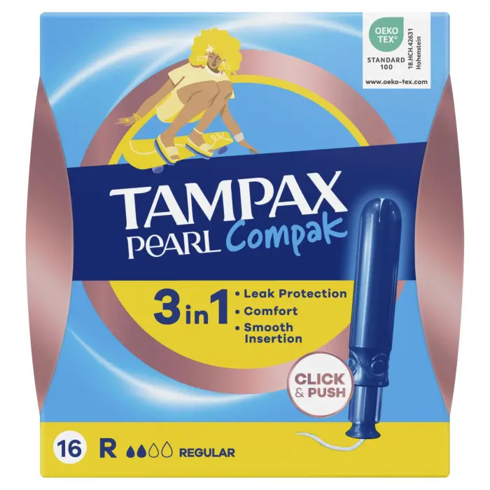 Pearl Compak Tampon Normal 16 Adet