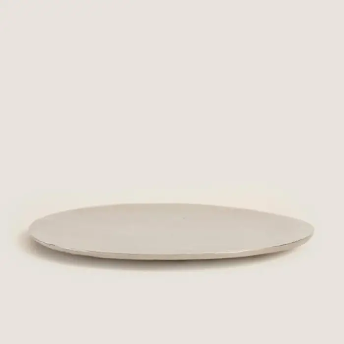 Pearl Dekoratif Tabak 30 Cm Gümüş
