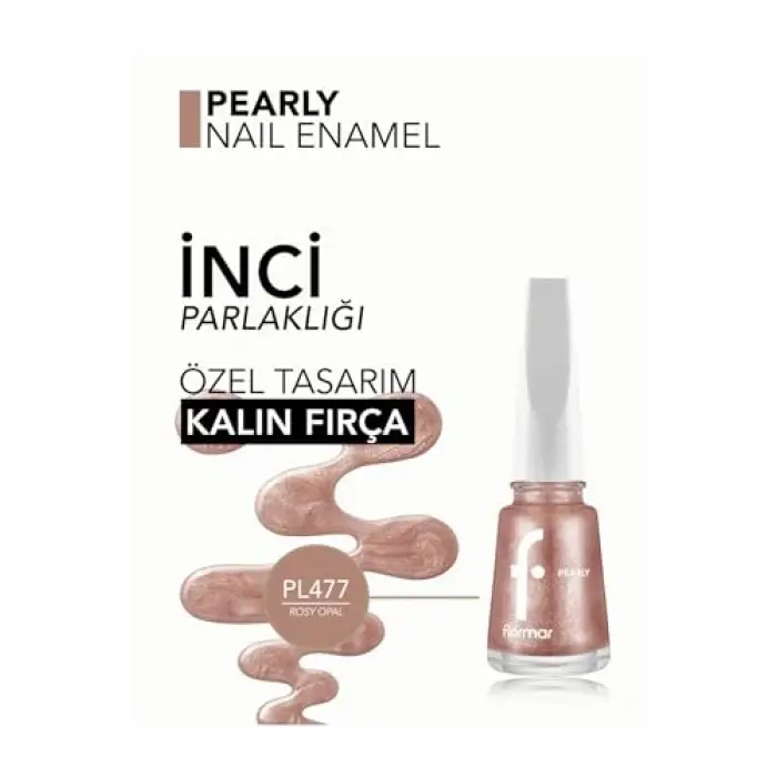 Pearly Yarı Transparan & Parlak Bitişli Sedefli Oje