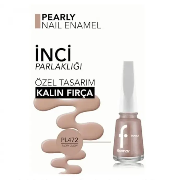 Pearly Yarı Transparan & Parlak Bitişli Sedefli Oje