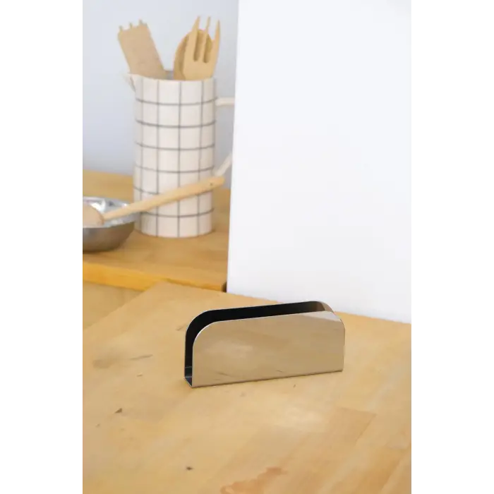 Peçetelik, Paslanmaz Çelik Oval 16 cm