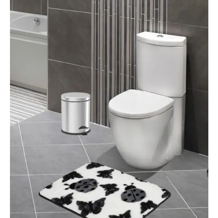 Pedallı Çöp Kovası 3 LT Krom