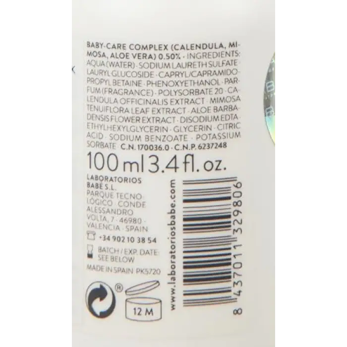 Pediatric Bath Gel 100 ml Bebek Duş Jeli