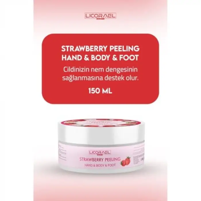 Peeling Çilek Aromalı 150 ml