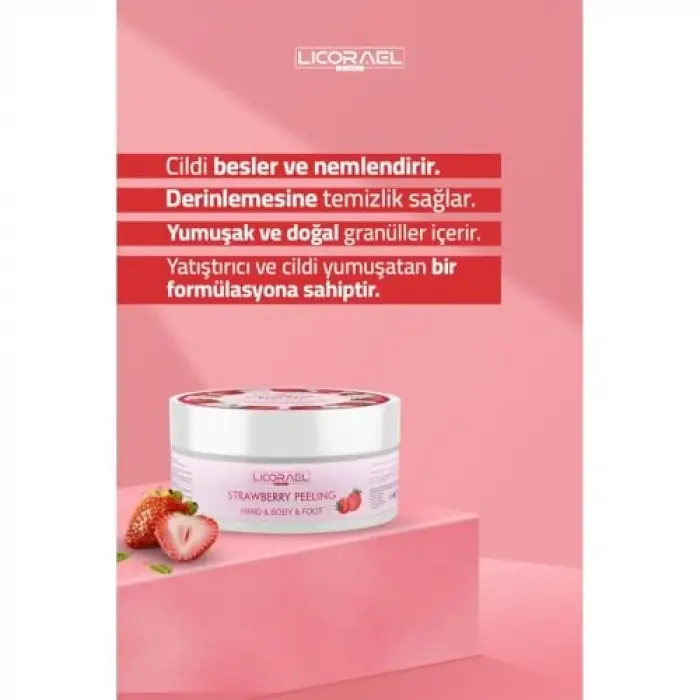Peeling Çilek Aromalı 150 ml