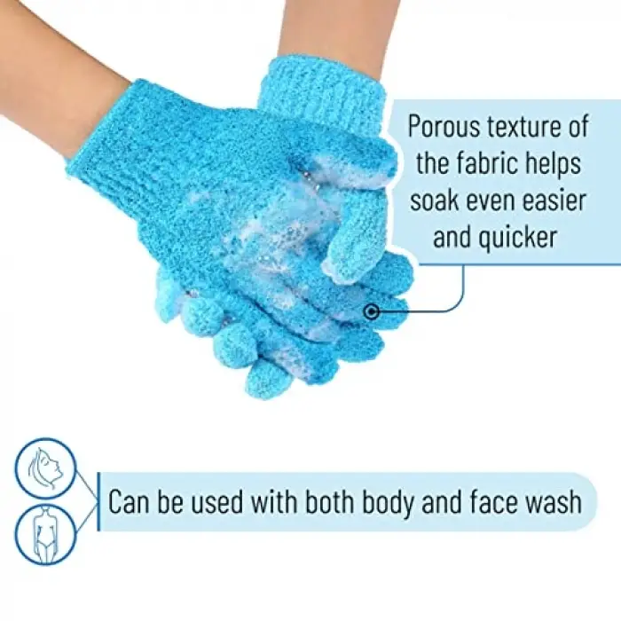 peeling eldiveni, 4 adet, vücut için cilt peelingi, duş eldiveni, peelingler, peelingler, peelingler, kadınlar için duş aksesuarları, peeling eldiveni, banyo eldiveni