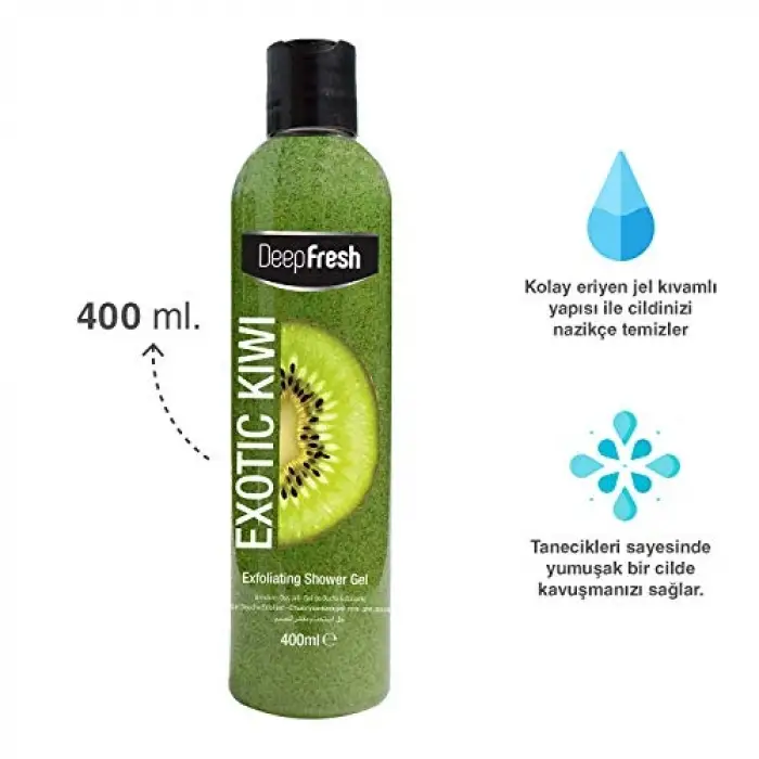 Peeling Etkili Arındırıcı Duş Jeli 400 ml (Kivi)
