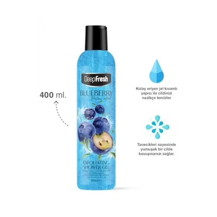 Peeling Etkili Arındırıcı Duş Jeli Yaban Mersini 400 ml