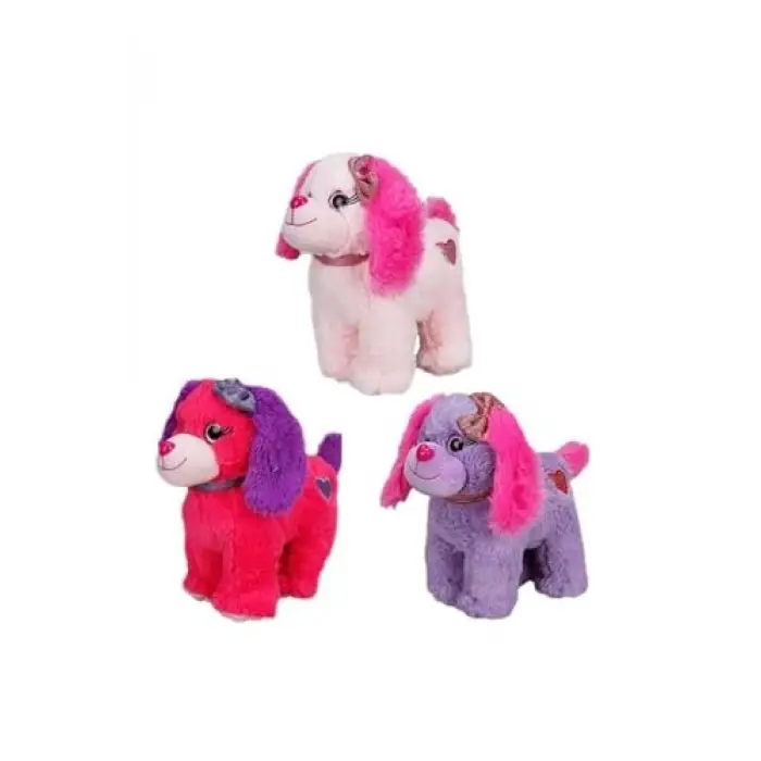 Peluş Köpek Renkli 25 Cm