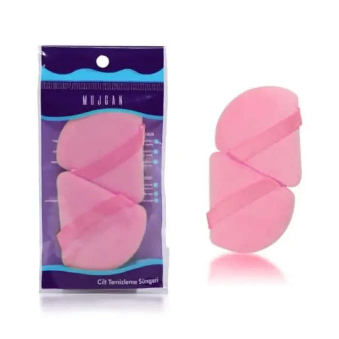 Pembe 2li Üçgen Makyaj Süngeri