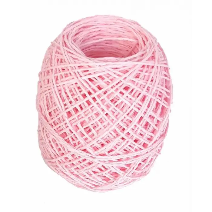 Pembe 50 g Sarılmış Kağıt İp