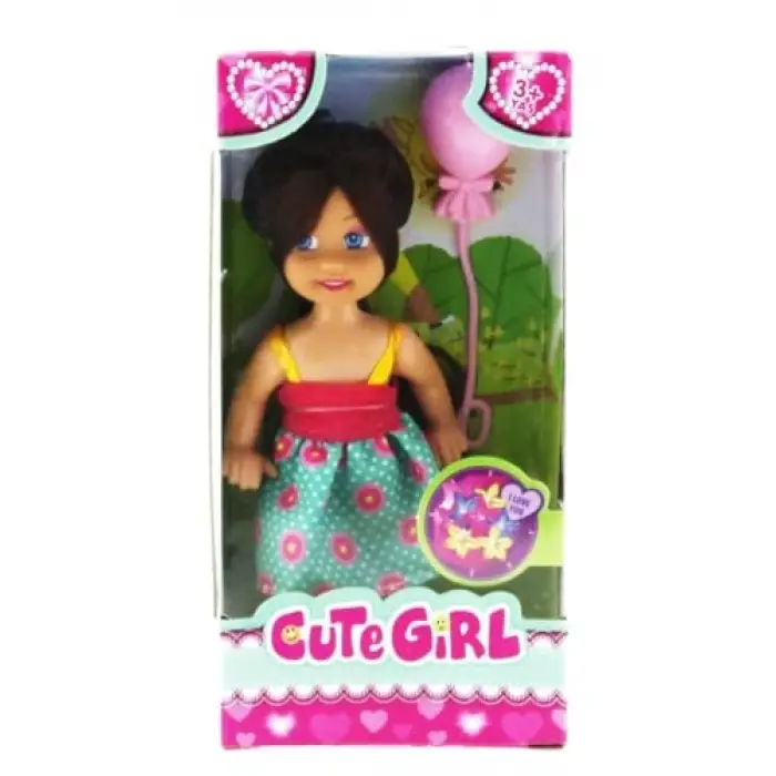 Pembe Balonlu Kumral Mini Bebek