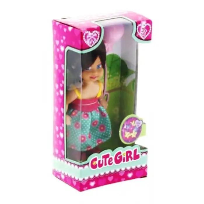 Pembe Balonlu Kumral Mini Bebek