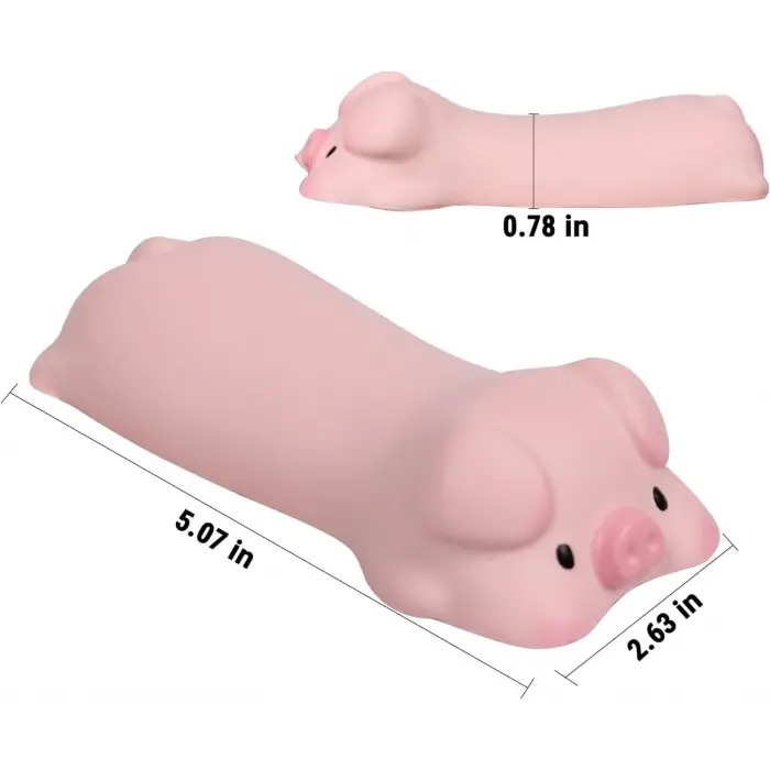Pembe Domuz Şeklinde Yumuşak Squishy Mouse Pad