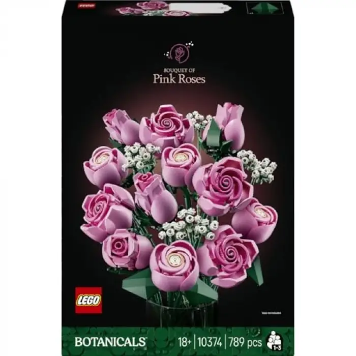 Pembe gül buketi yapım seti, 10374