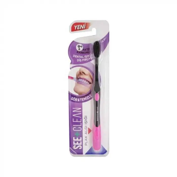 Pembe Işıklı Diş Fırçası