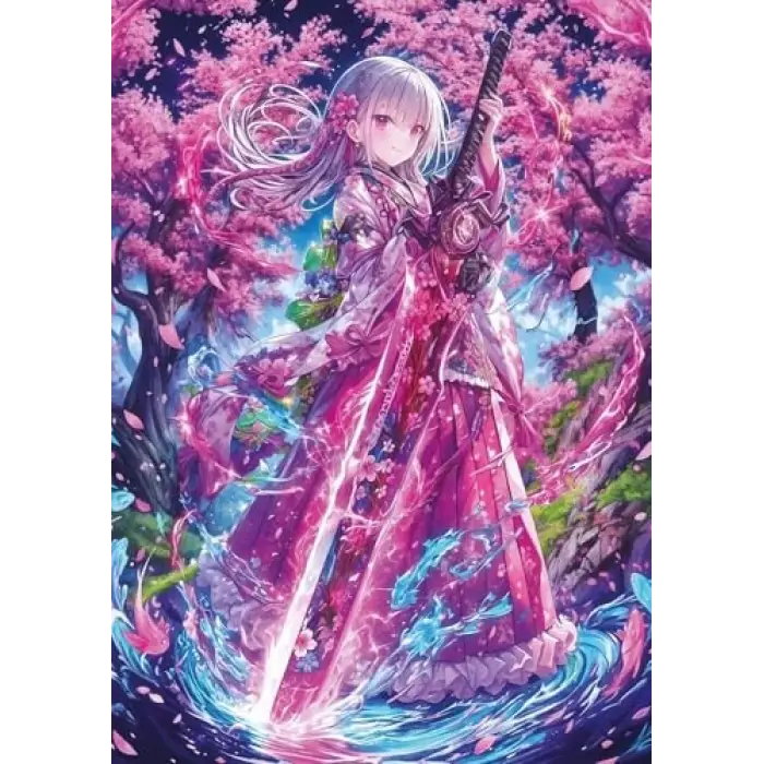 Pembe Kılıç 1000 Parça Puzzle